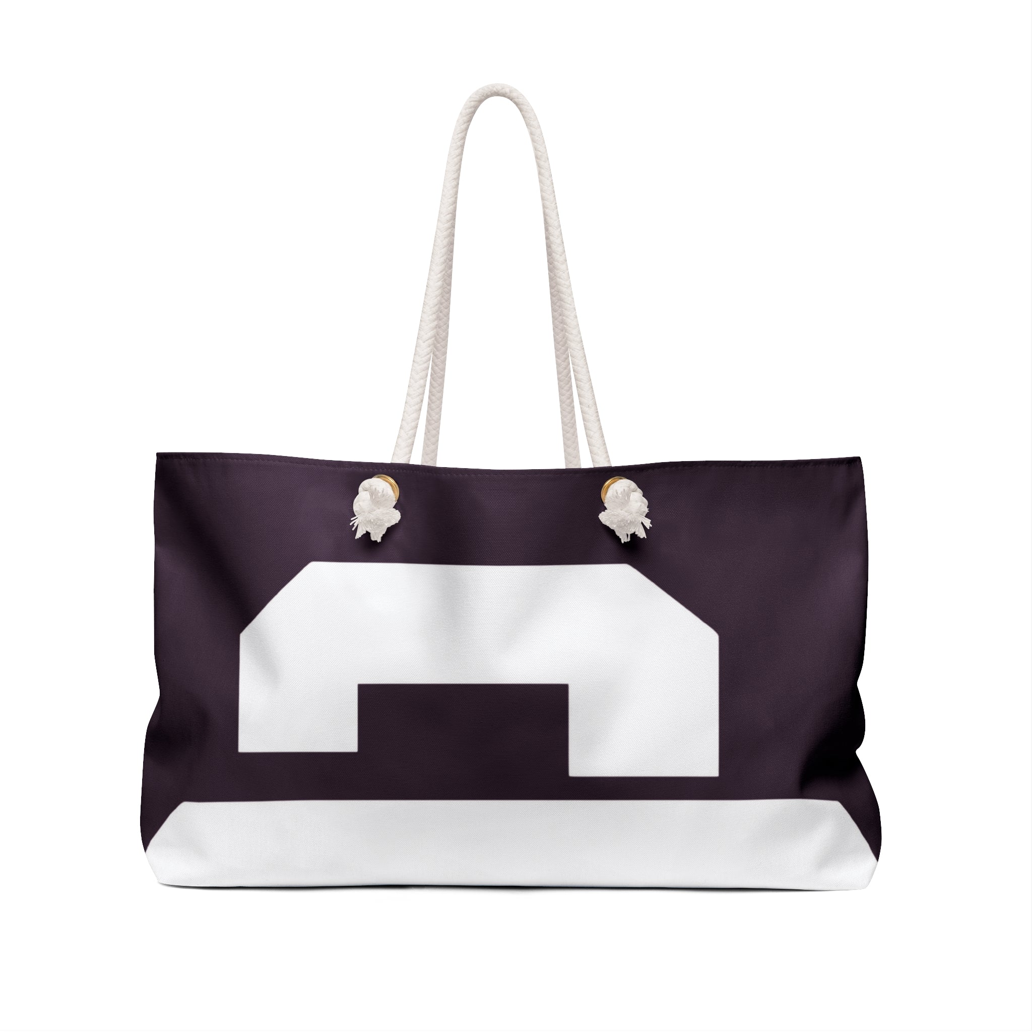 Culture Creators Bold Monogram Oversized Initial Travel Tote