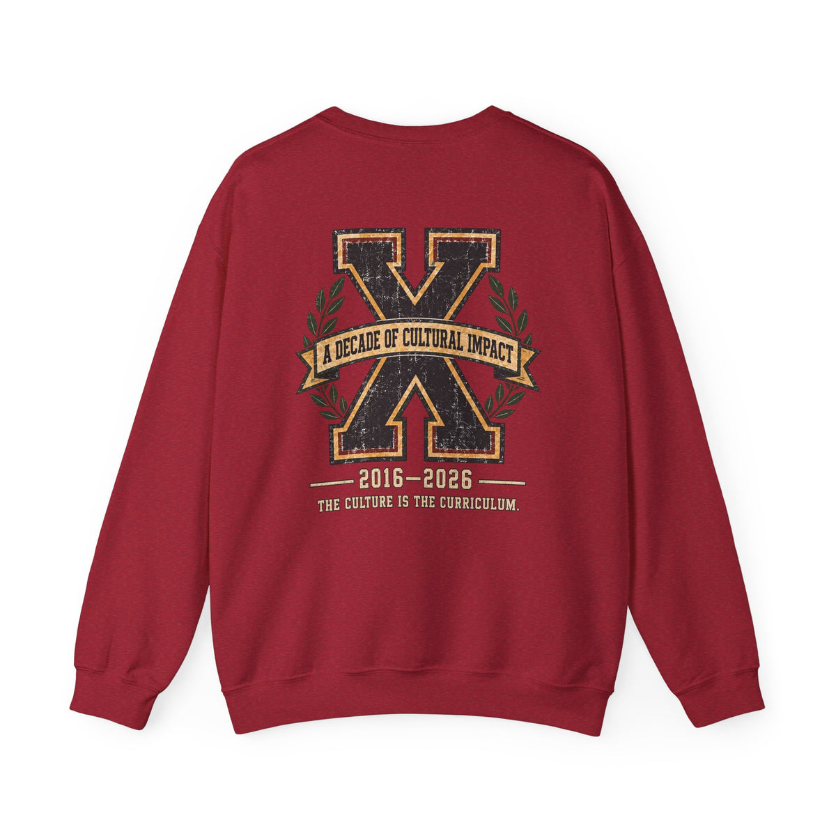 Culture Creators HBCU Legacy Crewneck: Oxblood Archive