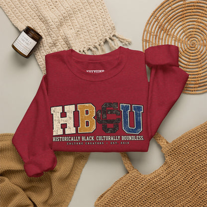 Culture Creators HBCU Legacy Crewneck: Oxblood Archive
