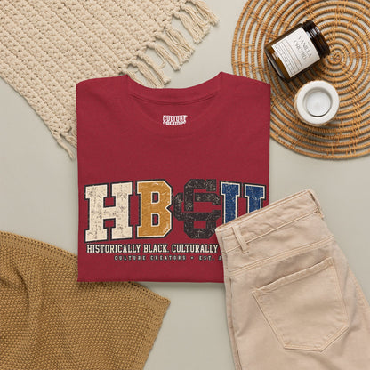 Culture Creators HBCU Legacy Tee: Oxblood Archive