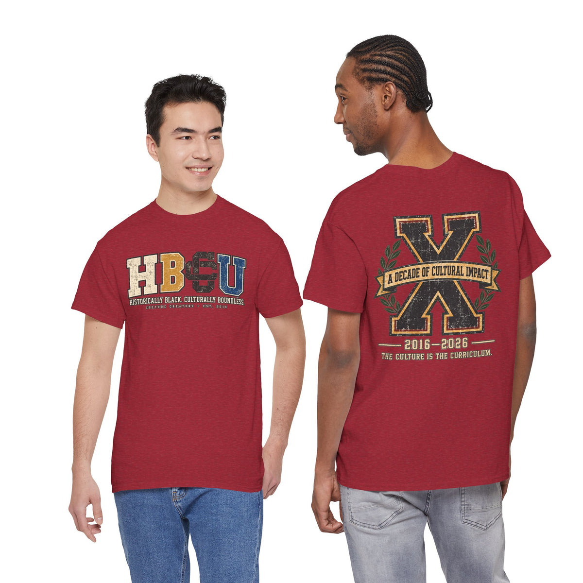 Culture Creators HBCU Legacy Tee: Oxblood Archive