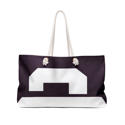 Culture Creators Bold Monogram Oversized Initial Travel Tote