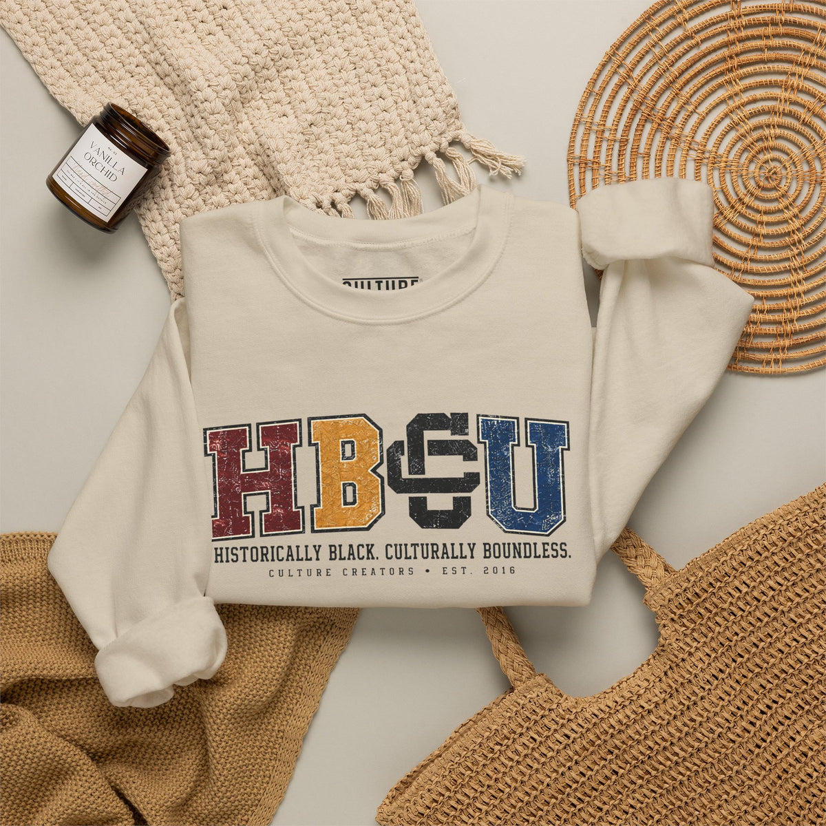 Culture Creators HBCU Legacy Crewneck: Archival Bone
